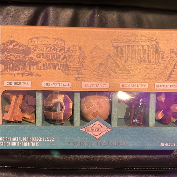 ©️True Genius Ancient Treasures™️ Puzzle Set - Multicolor - Picture 1 of 8